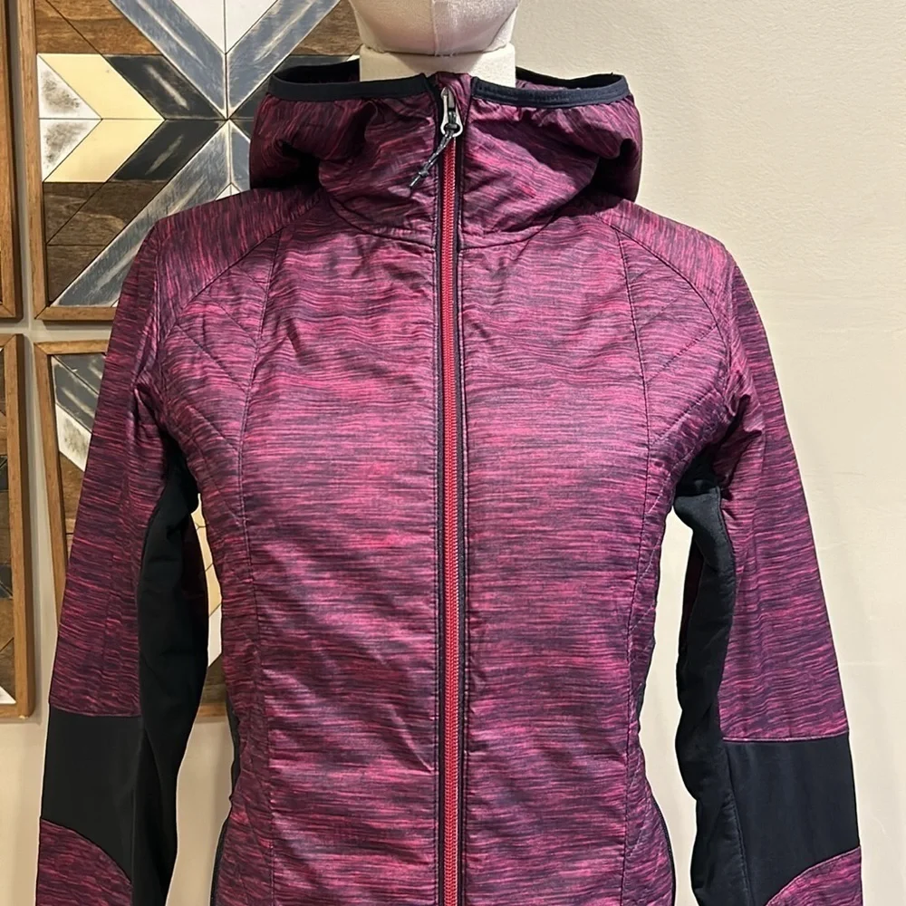 Icebreaker Women's MerinoLOFT™ Helix Long Sleeve Zip Hood Fraser Peaks Jacket S - Picture 2 of 9